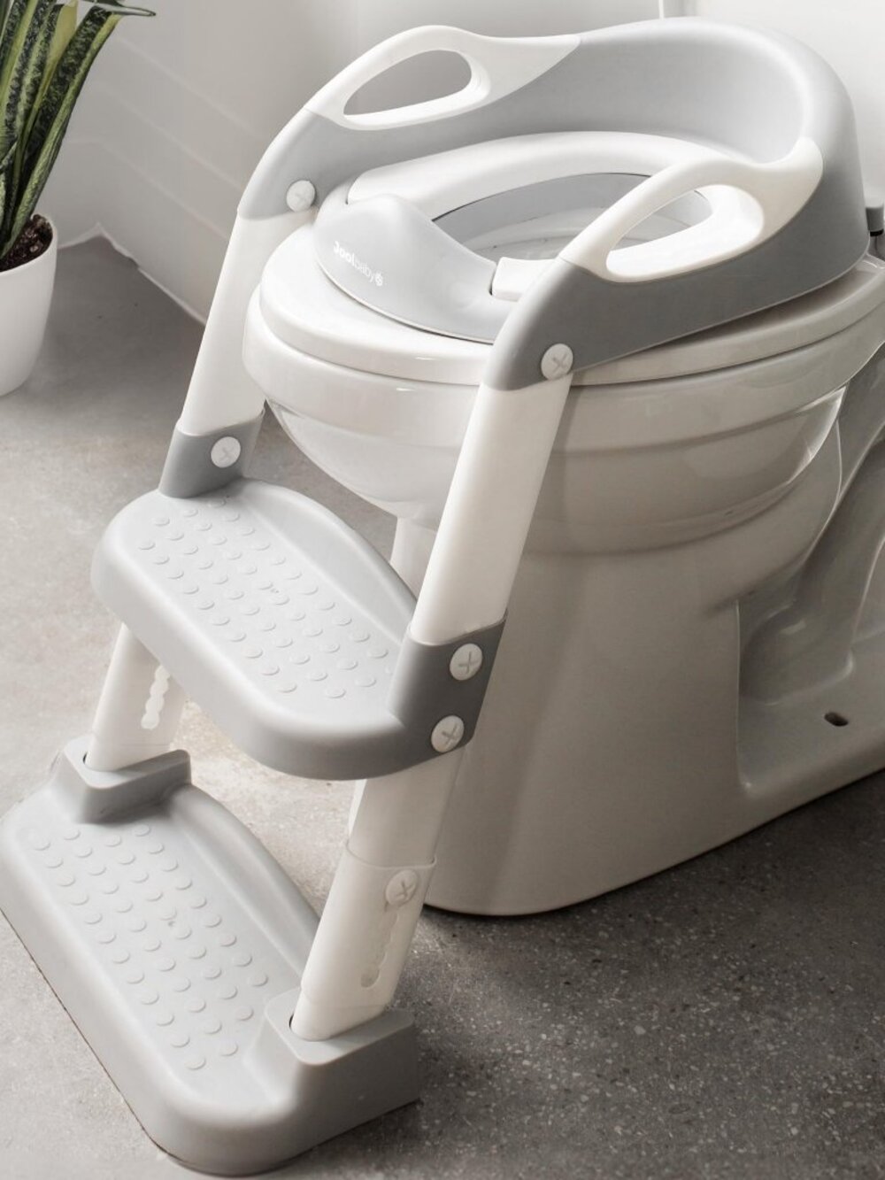 Baby Toddler Potty Training Seat - White/Grey